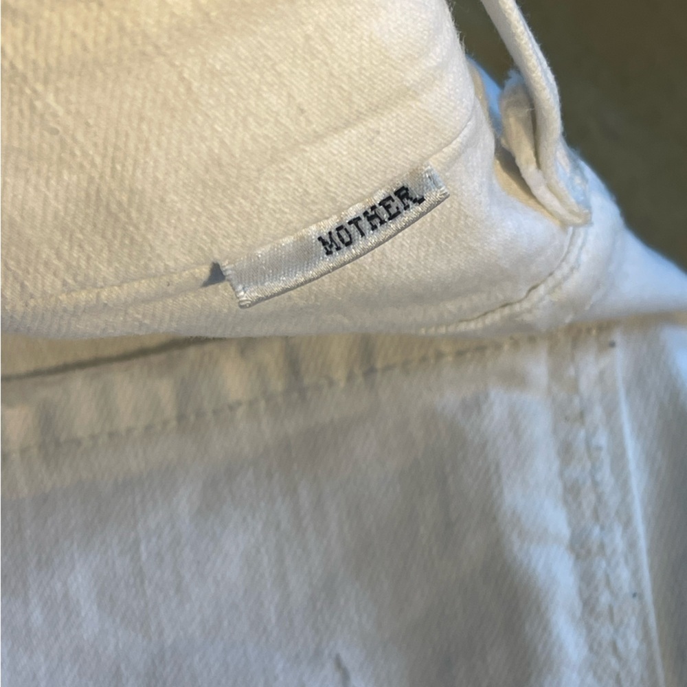 MOTHER The Looker Stayin' Alive High Waisted White Skinny Jeans size27 - Picture 9 of 14